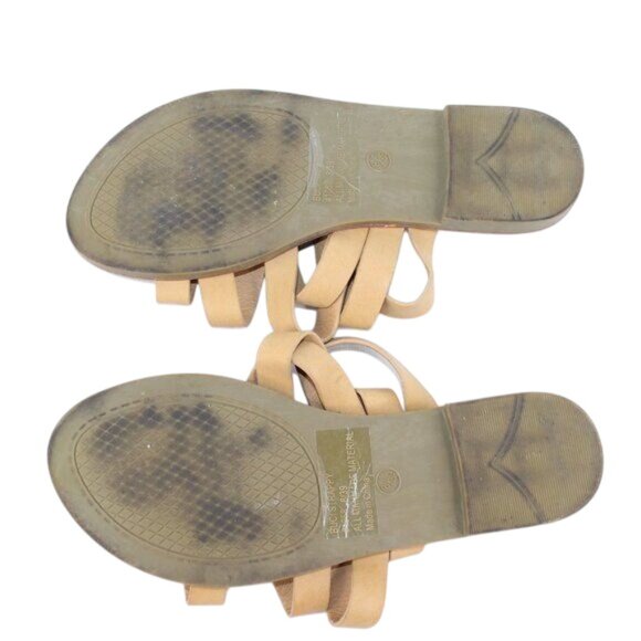 Seven7 Womens Sz 8M Buci Strappy Boho Festival Coastal Tan Brown Beige Sandals - Picture 8 of 10